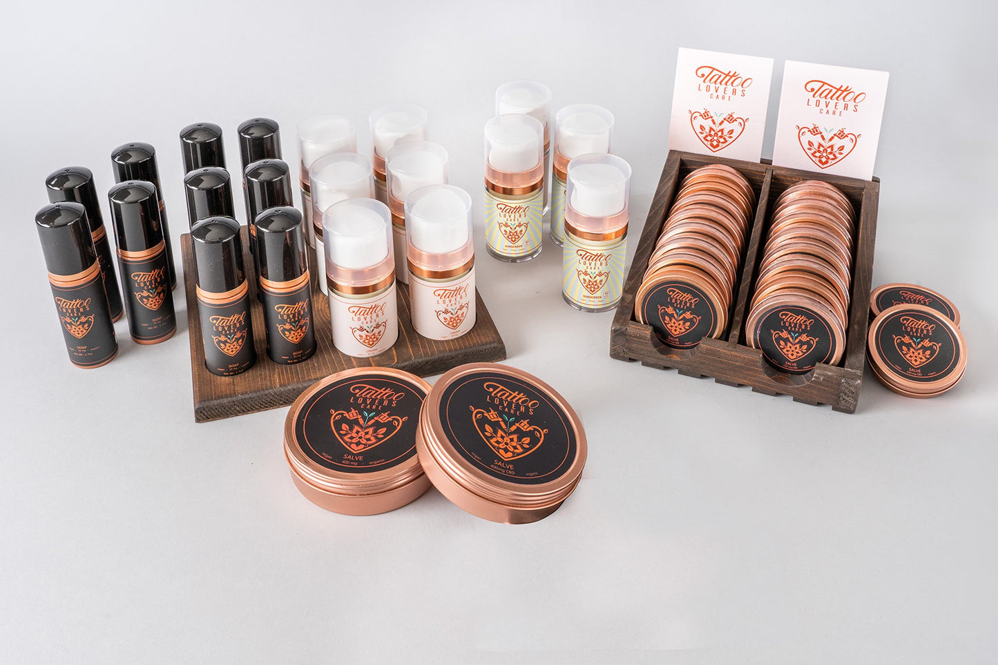 4 Cases - ForeverCare Set (Soap, Salve, Cream, and Sunscreen)
