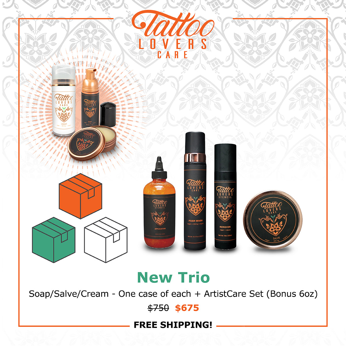 Black Friday Special - Lovers Trio (Soap, Salve, and Cream)