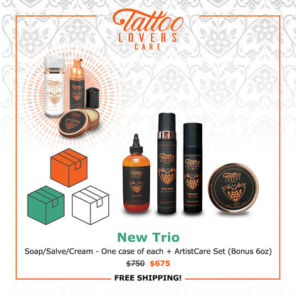 Black Friday Special - Lovers Trio (Soap, Salve, and Cream)